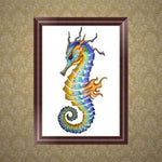 Full Drill - 5D DIY Diamond Painting Kits Cartoon Seahorse - NEEDLEWORK KITS