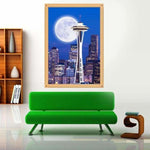 New Arrival Modern Art Landscape City Full Drill - 5D 