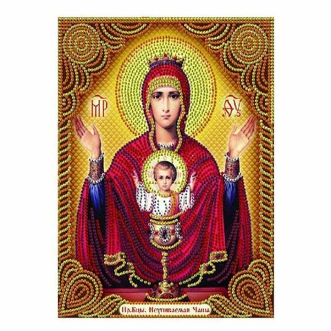 New Catholicism Portrait Full Drill - 5D Diy Embroidery 