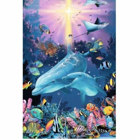 New Dream Wall Decor Animals Dolphin Full Drill - 5D Diy 