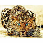 New Hot Sale Animal Portrait Leopard Full Drill - 5D Diy 