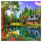 New Hot Sale Dream Cottage Full Drill - 5D Diy Diamond 