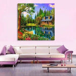 New Hot Sale Dream Cottage Full Drill - 5D Diy Diamond 