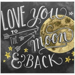 New Hot Sale LOVE You Moon Blackboard Full Drill - 5D Diy 