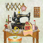 New Hot Sale Sewing Machine Pattern Full Drill - 5D Diamond 