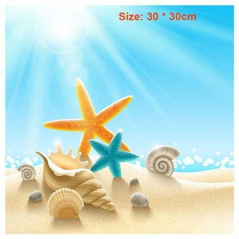 New Hot Sale Starfish Summer Party Full Drill - 5D Diy 