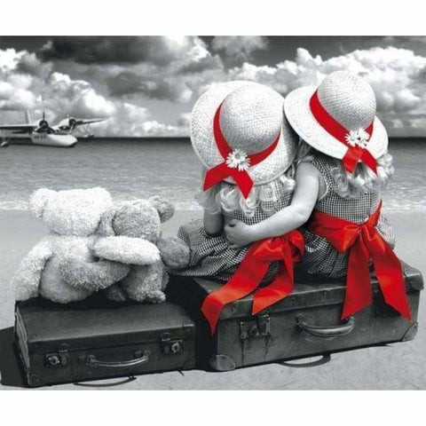 New Hot Seaside Lover Full Drill - 5D Diy Diamond Painting 