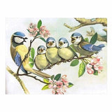 Full Drill - 5D DIY Diamond Painting Kits Artistic Bird Family on the Branches - NEEDLEWORK KITS