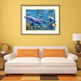 New Special Dolphin Full Drill - 5D Diy Diamond Painting 