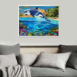 New Special Dolphin Full Drill - 5D Diy Diamond Painting 