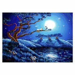 Special Cat On The Tree Full Drill - 5D Diy Crystal Diamond 
