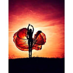 Full Drill - 5D DIY Diamond Painting Kits Dancer under the Sunset - NEEDLEWORK KITS