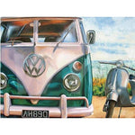 Full Drill - 5D DIY Diamond Painting Kits Special Volkswagen Bus - NEEDLEWORK KITS