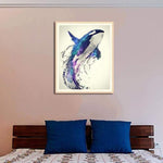 Full Drill - 5D DIY Diamond Painting Kits Watercolor Dream Flying Dolphin - NEEDLEWORK KITS